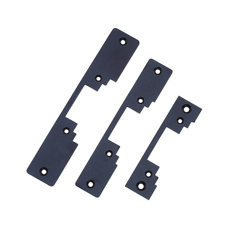 Locknetics Faceplates - Qty 2; Square and Radius Corner (4-7/8" x 1-1/4") CSFPKITUS10B